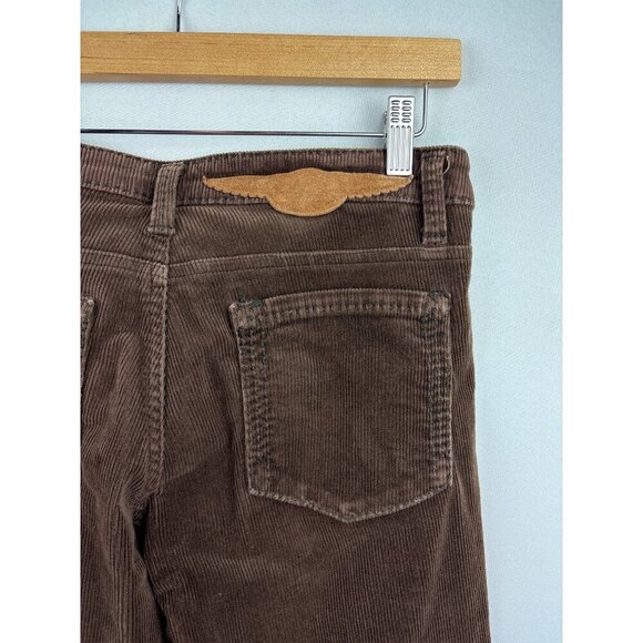 Women’s BCBG Maxarzria Jean Size 28 Brown Corduroy Boot Leg Pants - Picture 5 of 7